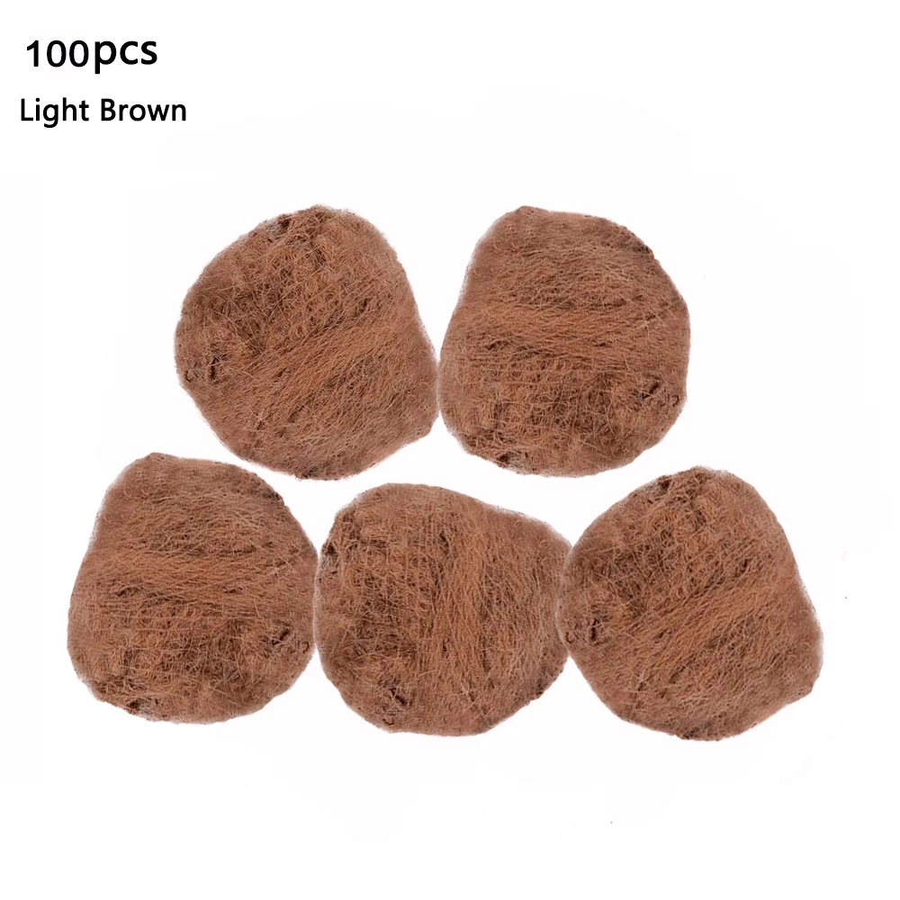 100pcs light brown