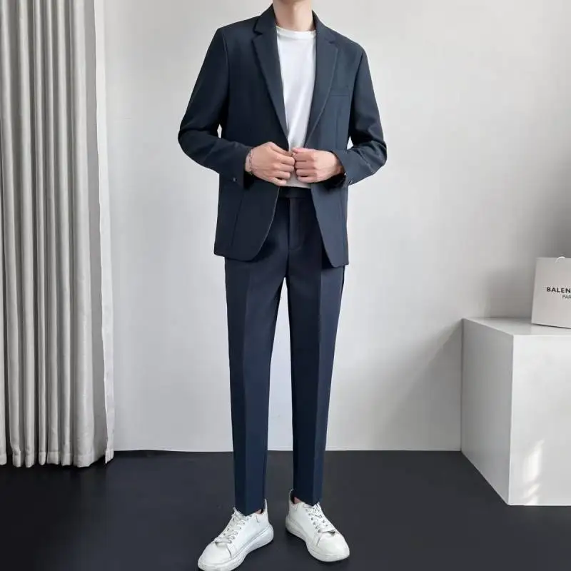 Gray blue [suit + suit pants]