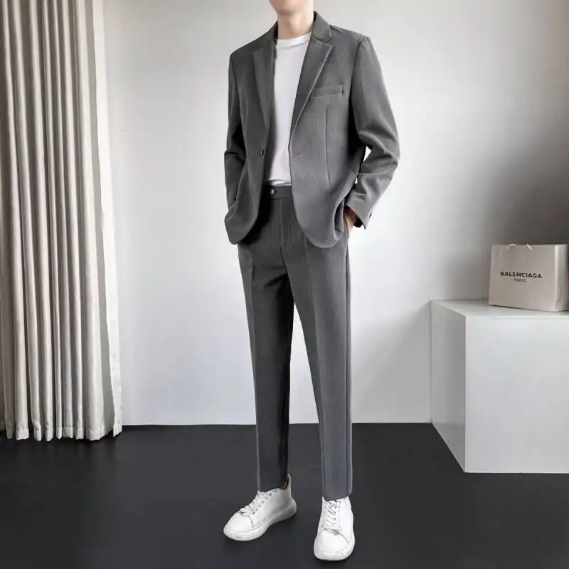Gray [suit + suit pants]