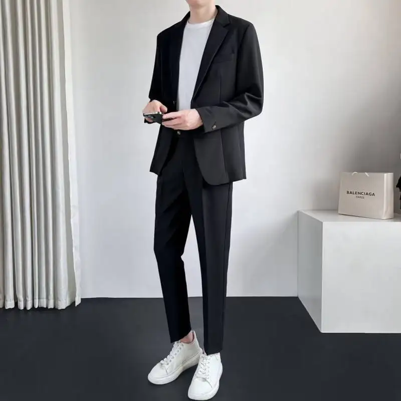 Black [suit + suit pants]