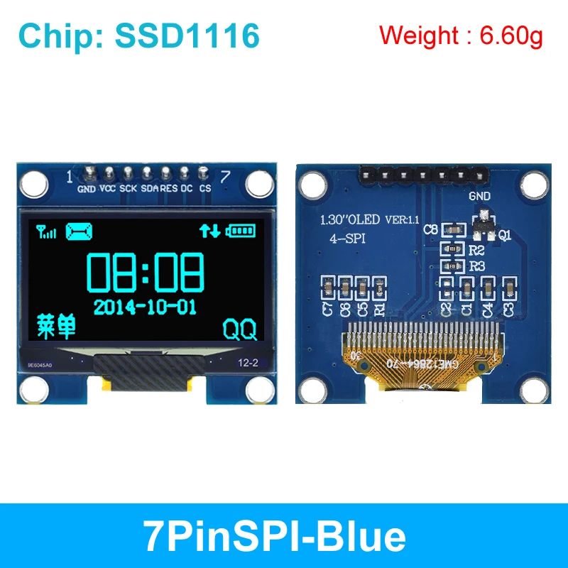 7pinSPI-Blue 1PCS