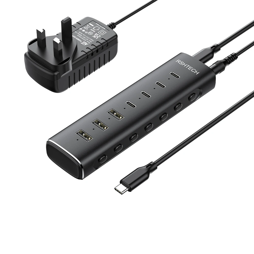 with UK Plug Adapter