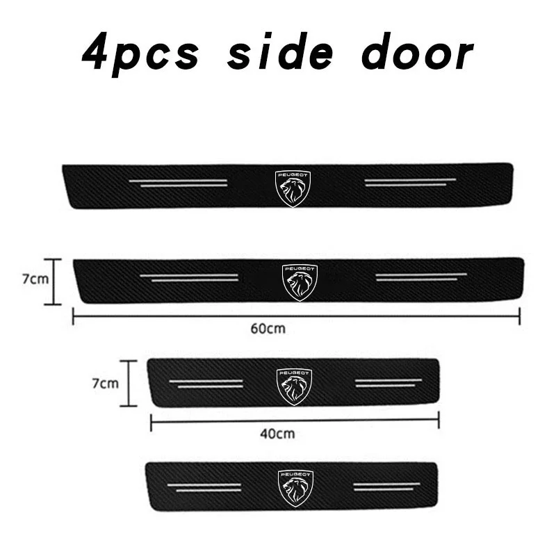 New 4Pcs Peugeot