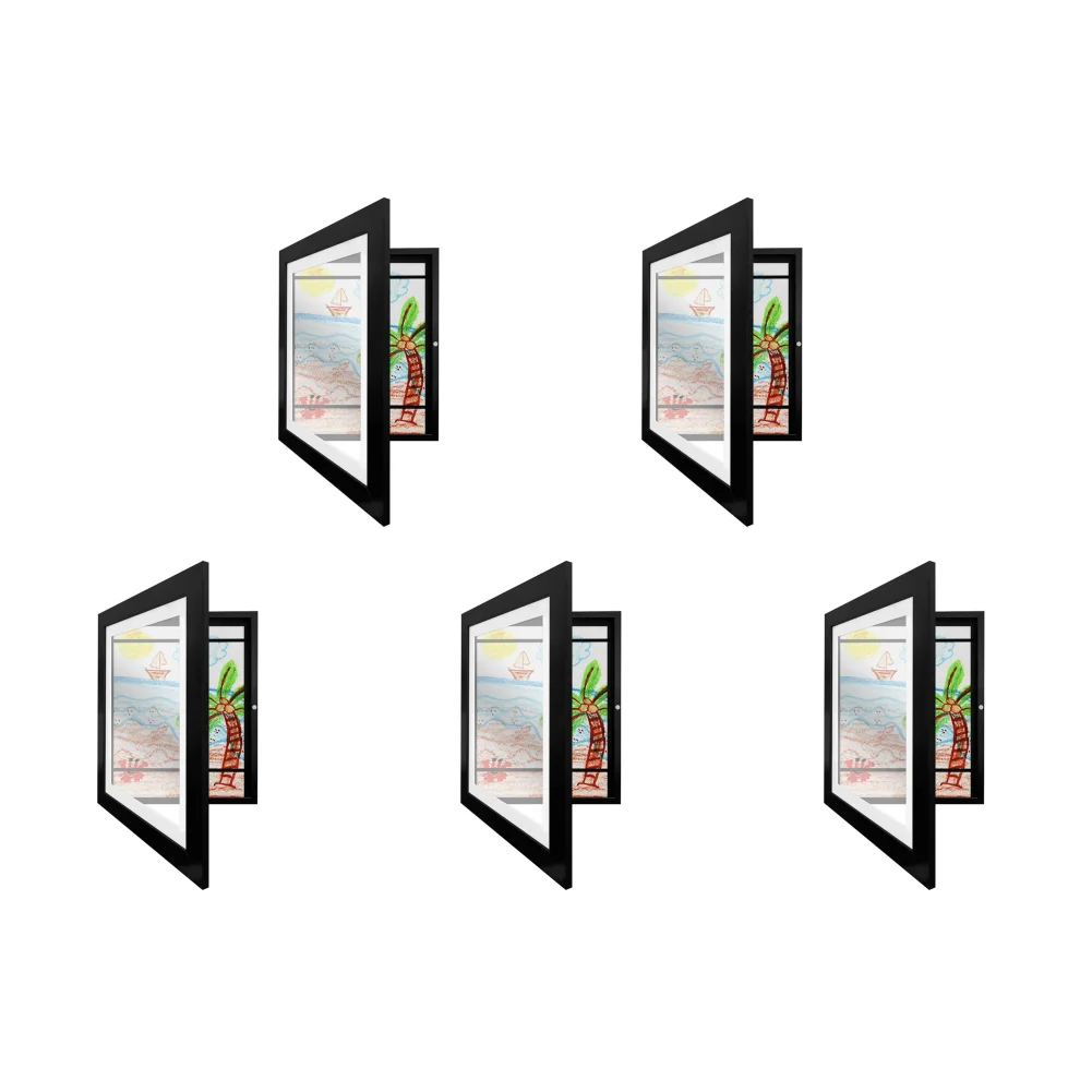 5pcs Black