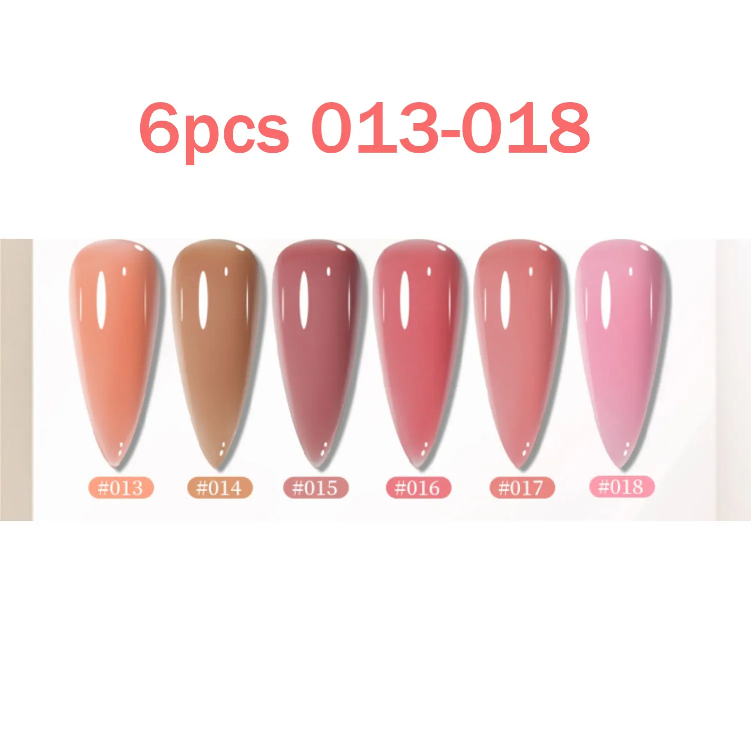6pcs 013-018