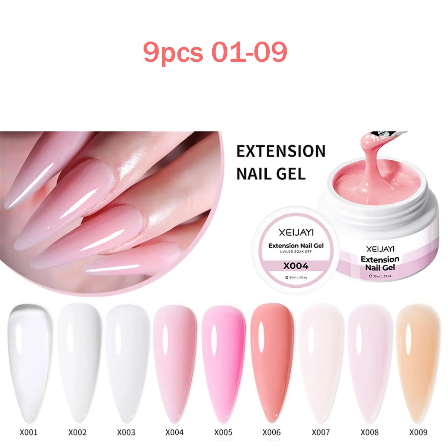 9pcs 001-009