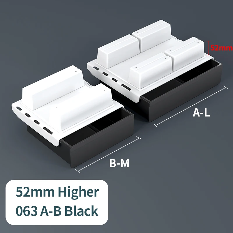 063 A-B Black 52mm