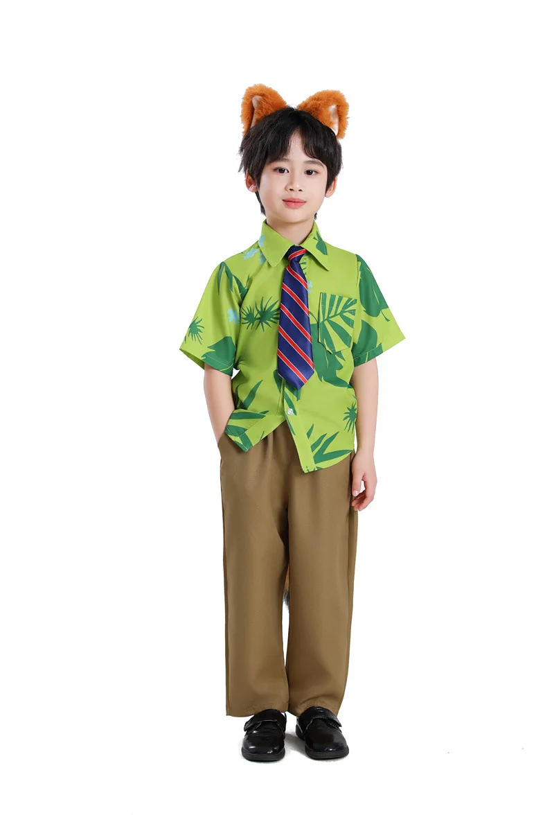 Shirt + pants + tie + ears