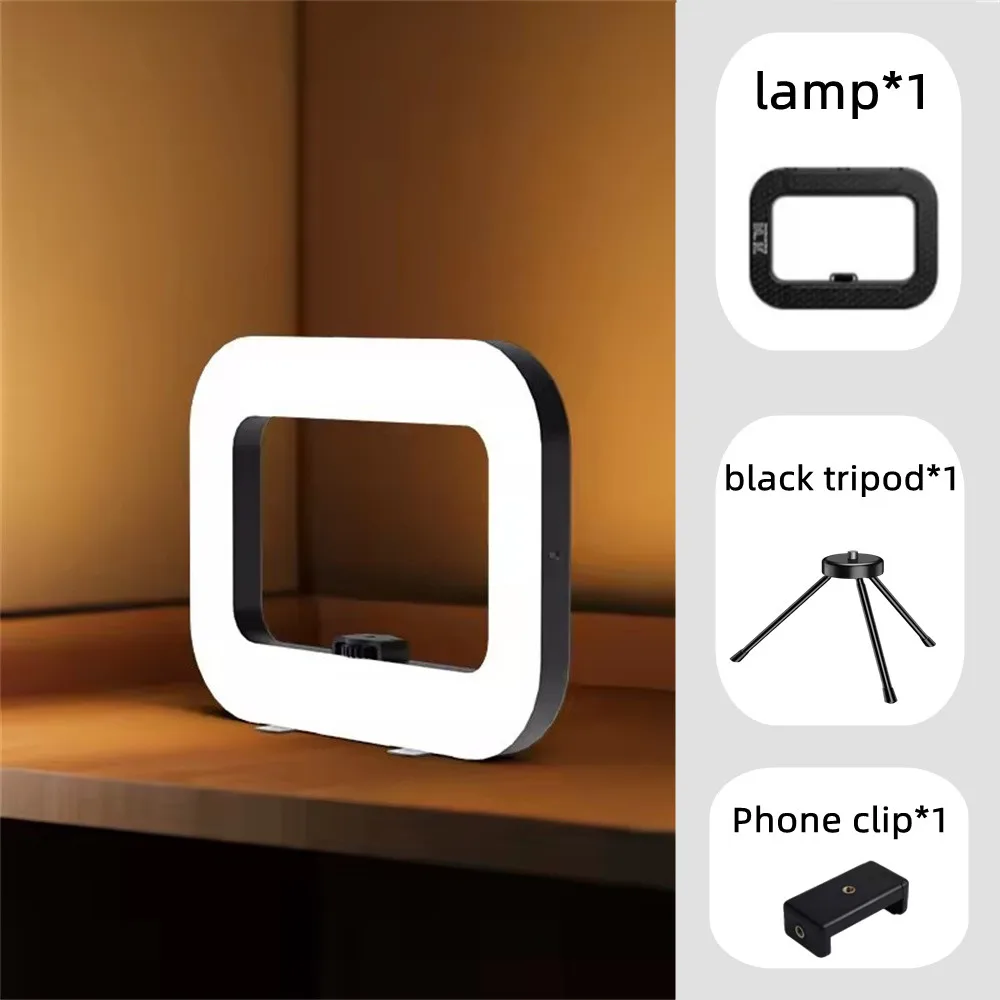 With Black tripod