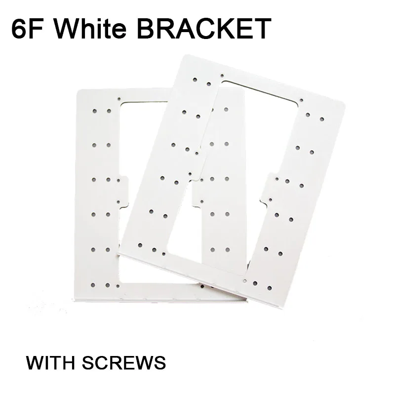 6F bracket white