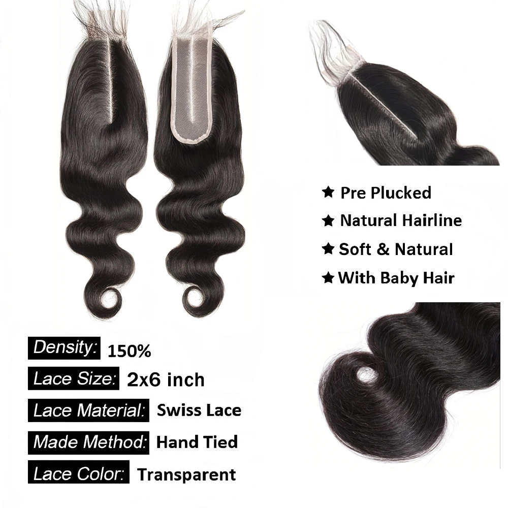 2x6 Lace Closure