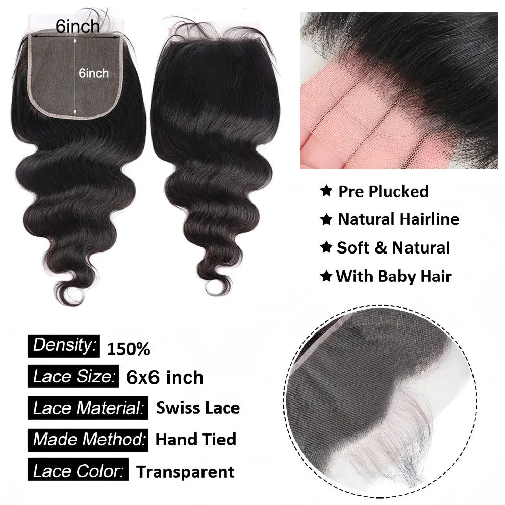 6x6 Lace Closure