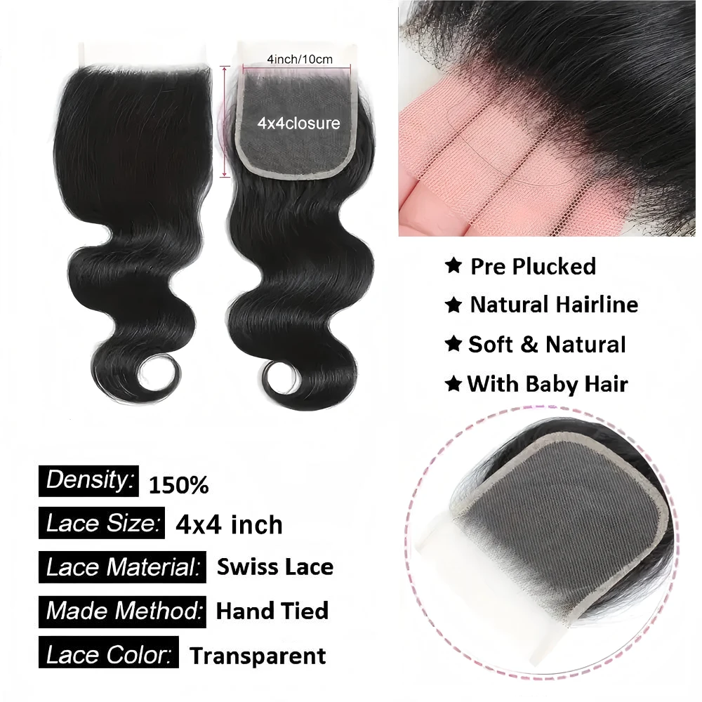 4x4 Lace Closure