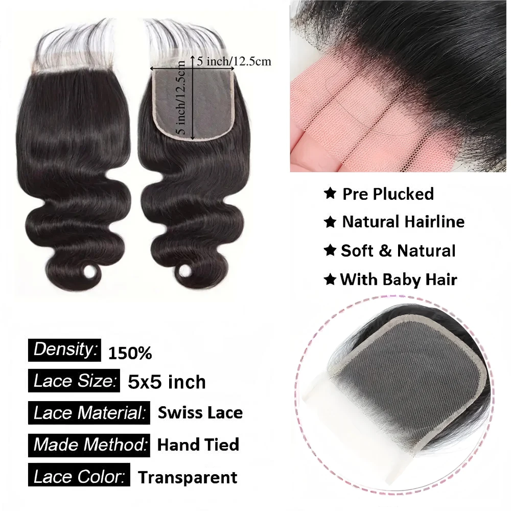 5x5 Lace Closure