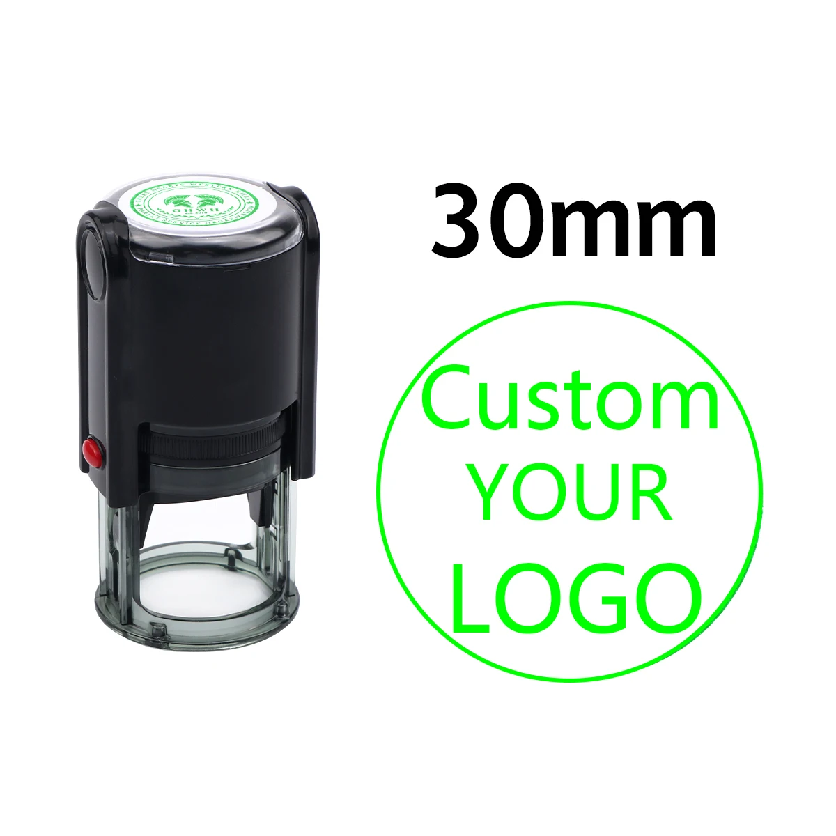 Round-30mm Green