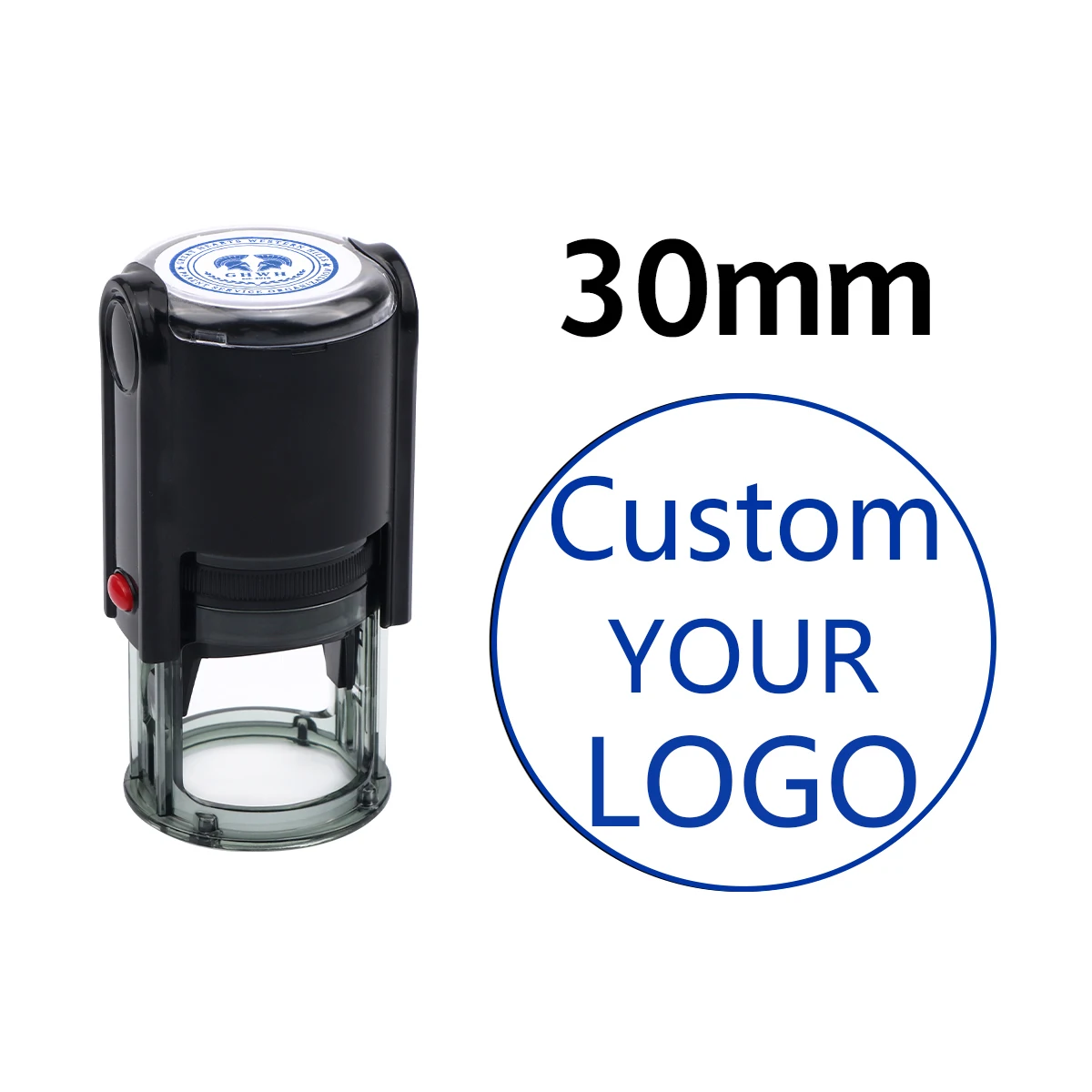 Round-30mm Blue