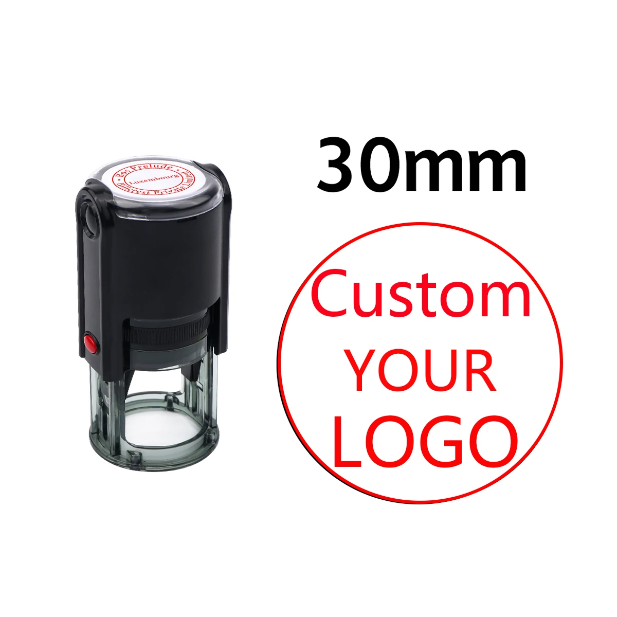 Round-30mm Red