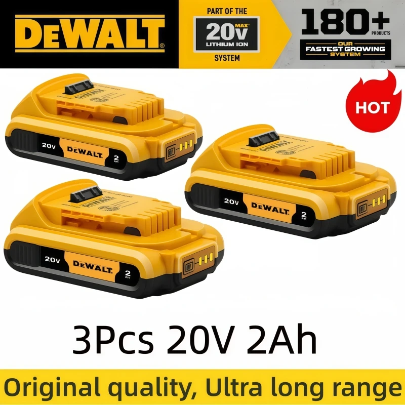 3Pcs 20V 2Ah