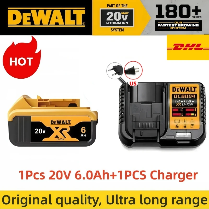 1Pcs 20V 6Ah-Charger