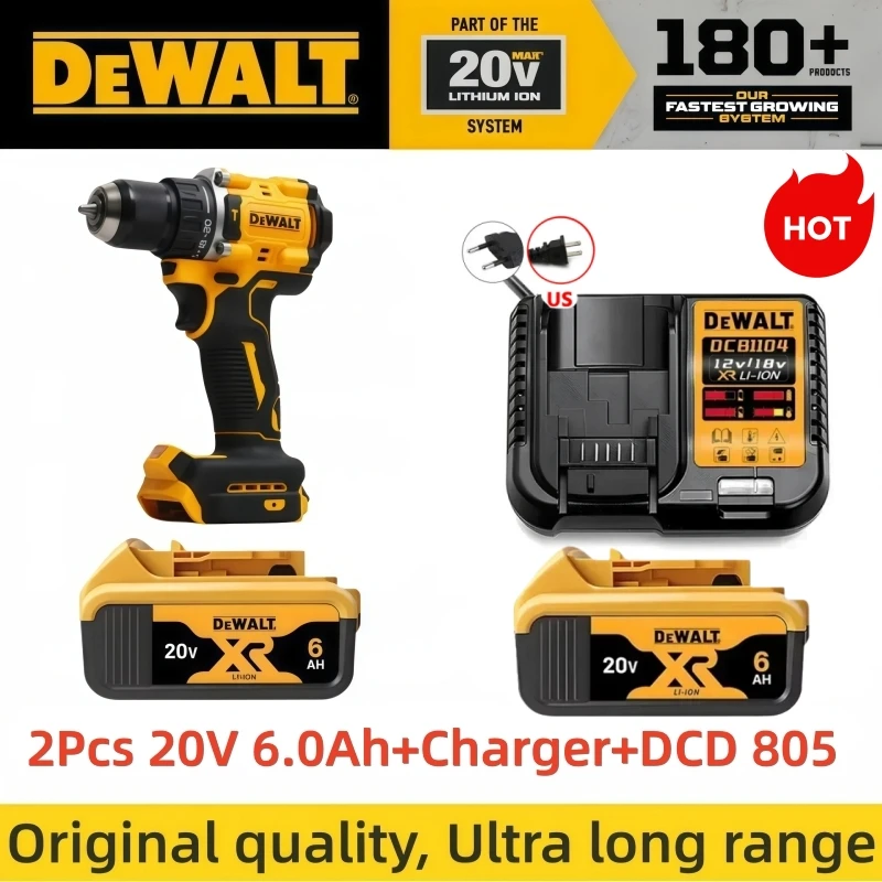 2Pcs6Ah-DCD805-Charg