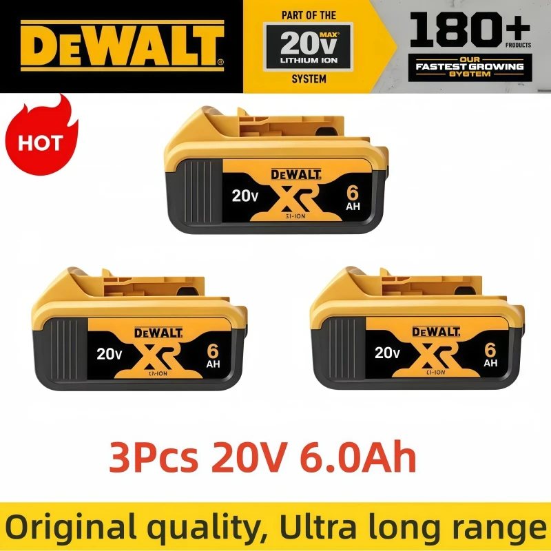 3Pcs 20V 6Ah