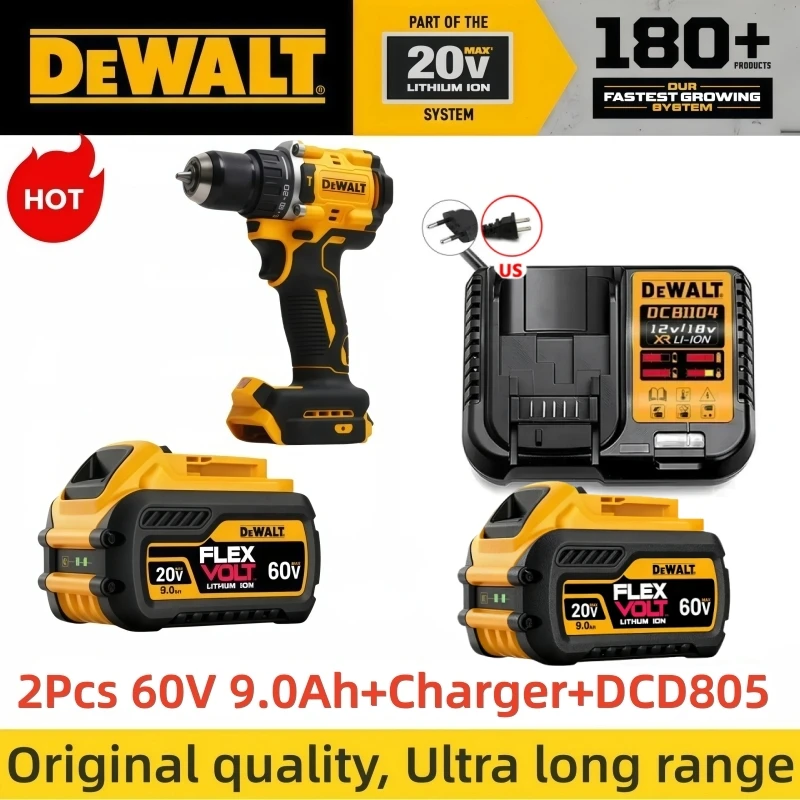 2Pcs9Ah-DCD805-Charg