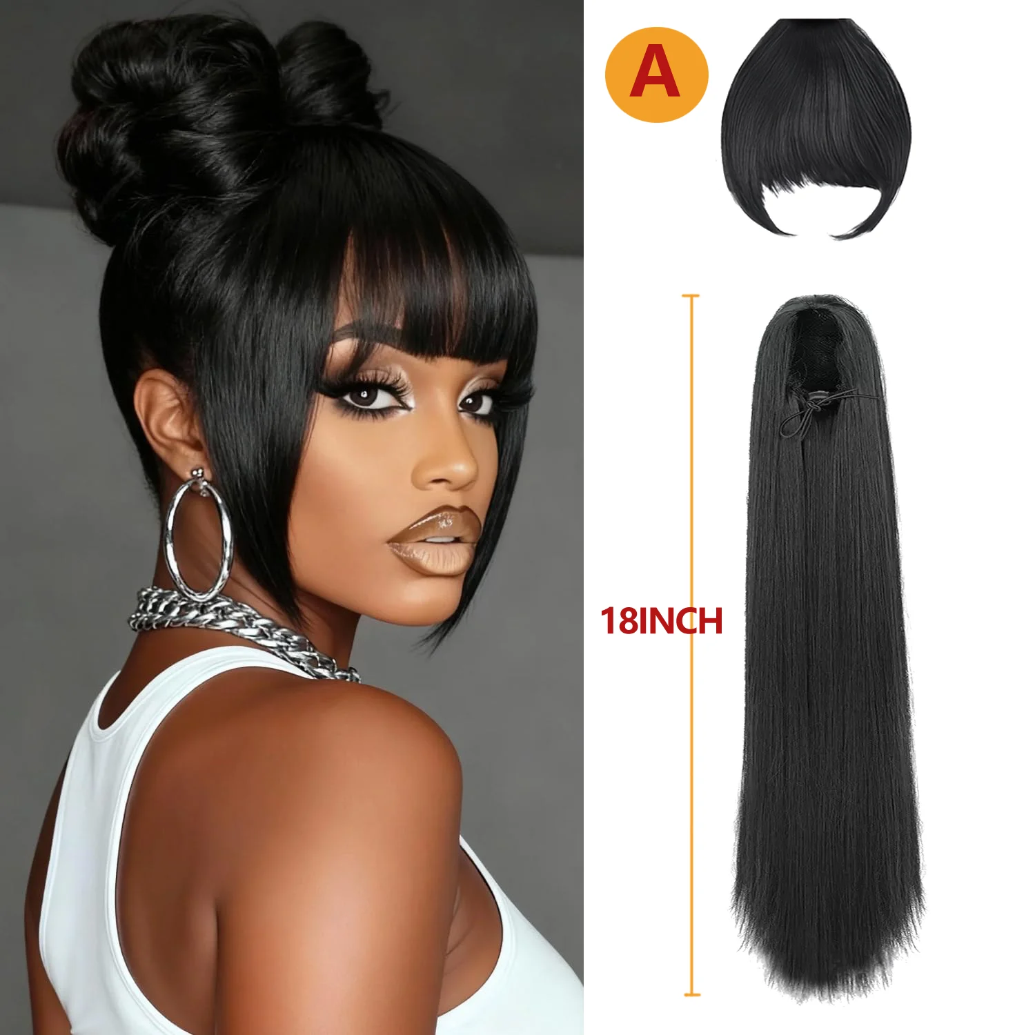 ponytail Bangs