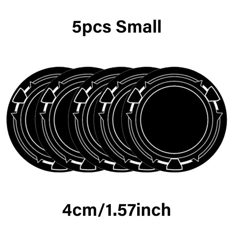 5pcs 4cm Black