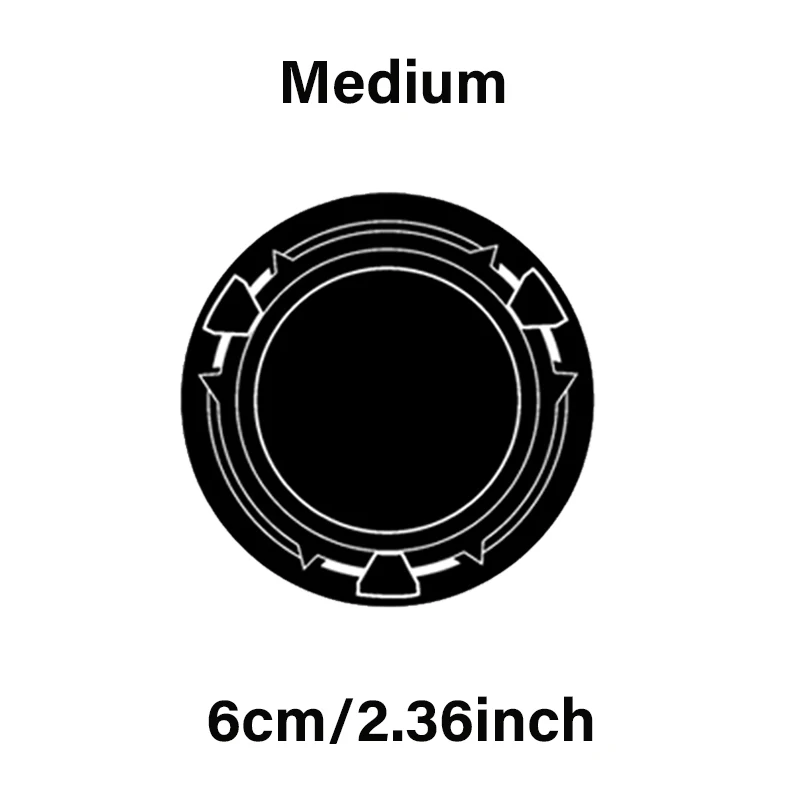 1pc 6cm Black