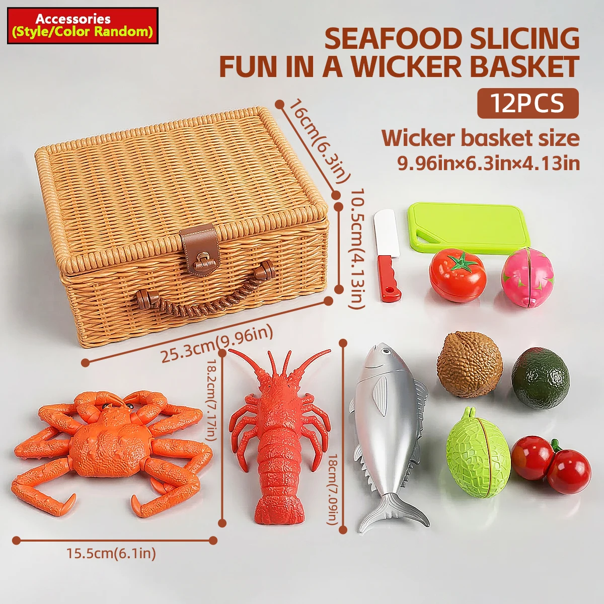 Basket Seafood 6F