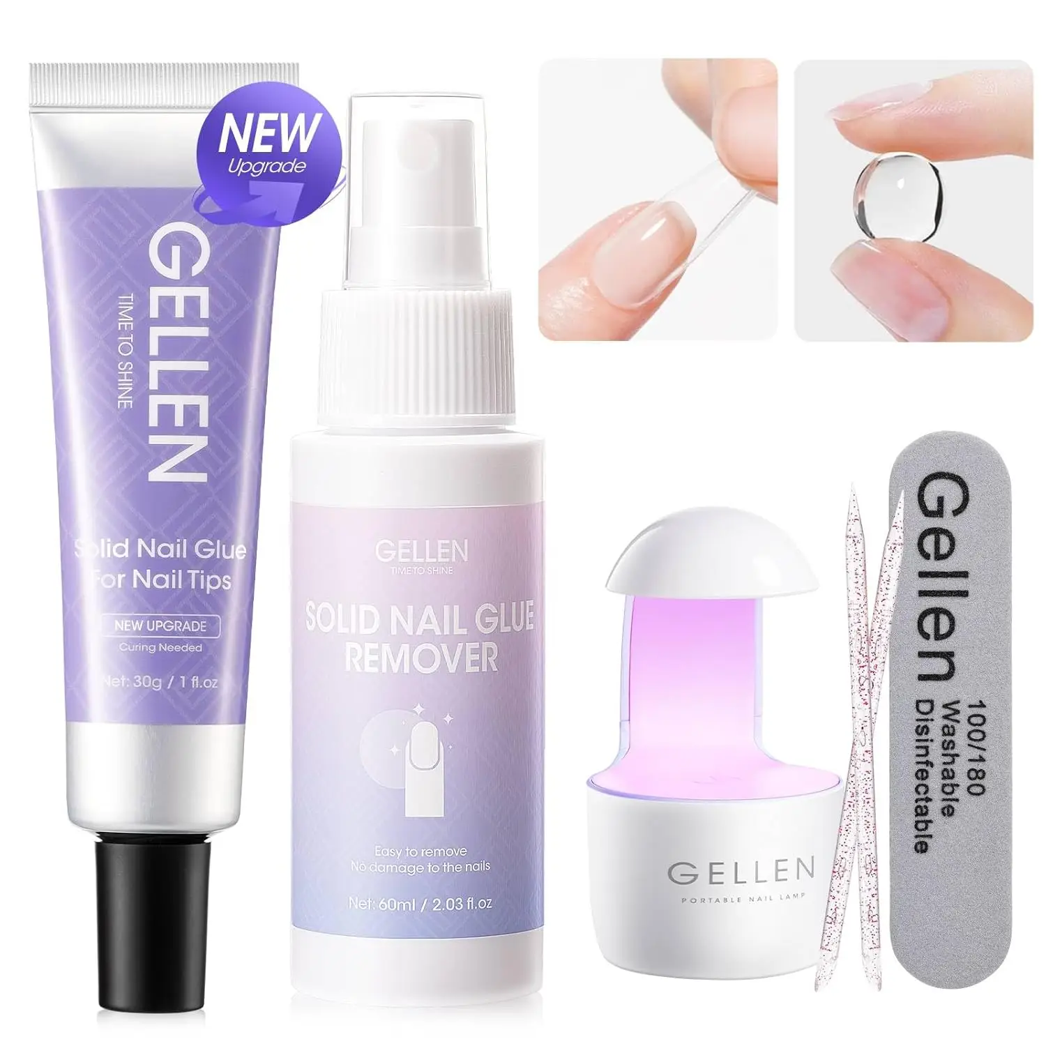 Remover glue UV kit