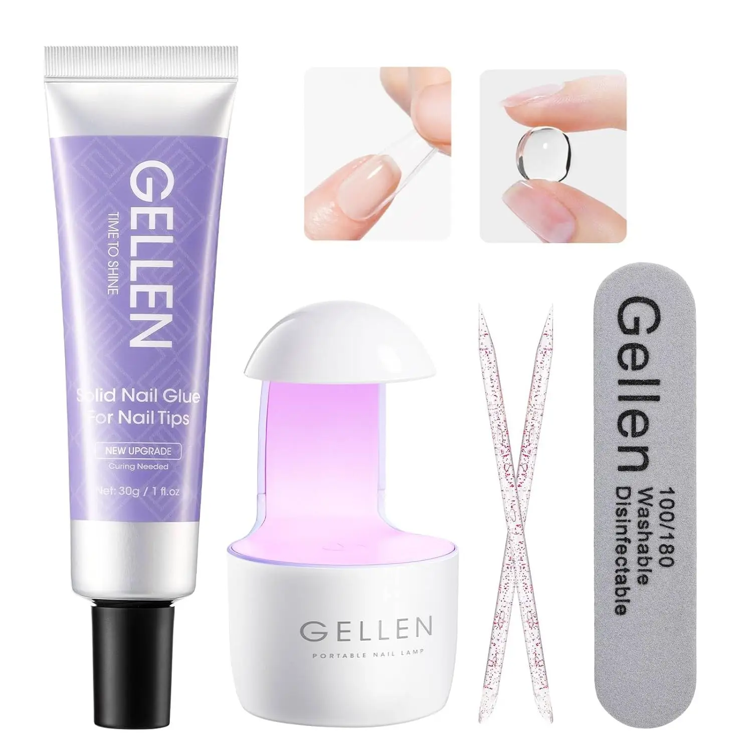 Poly glue UV kit