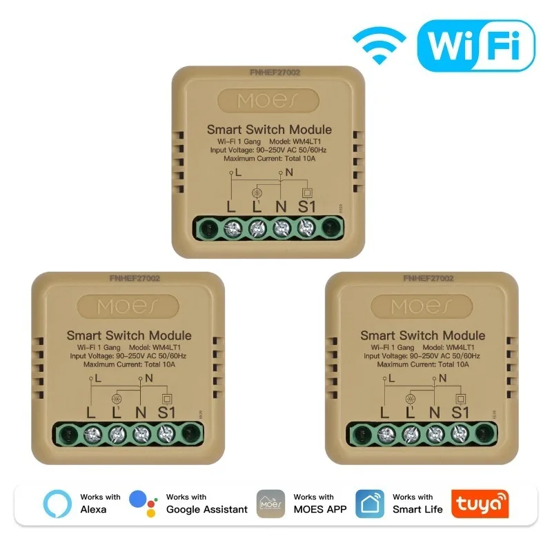 WiFi 1Gang 3 PCS