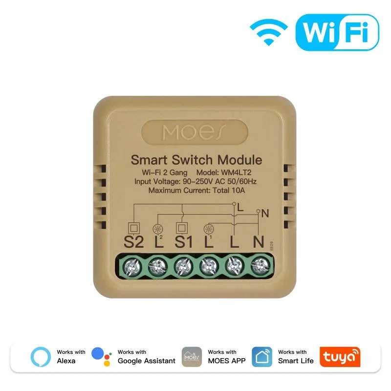 WiFi 2Gang 1 PCS