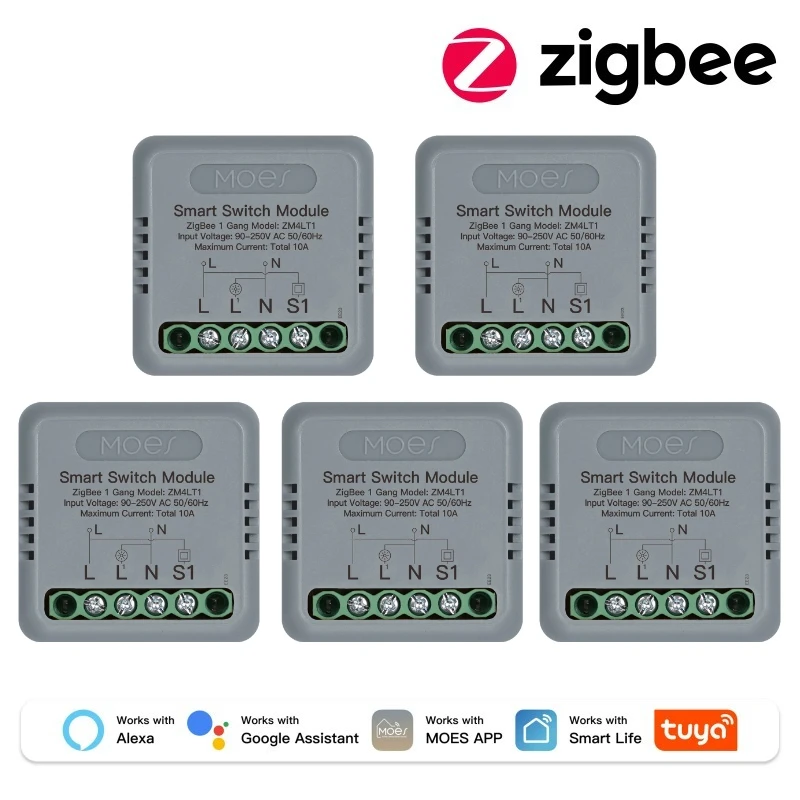 Zigbee 1Gang 5 PCS