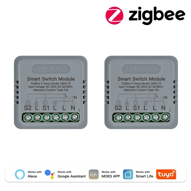Zigbee 2Gang 2 PCS