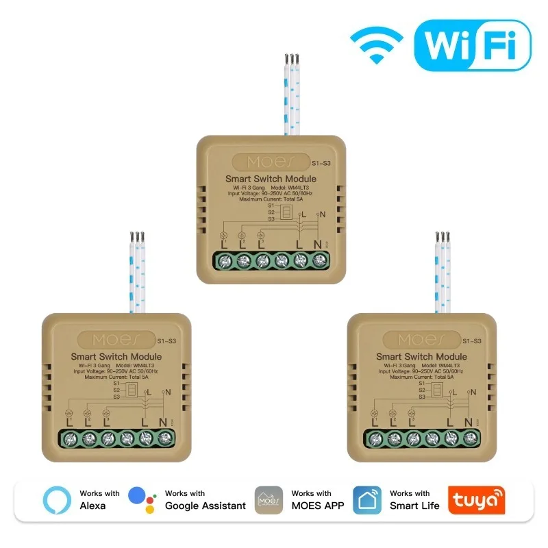 WiFi 3Gang 3 PCS