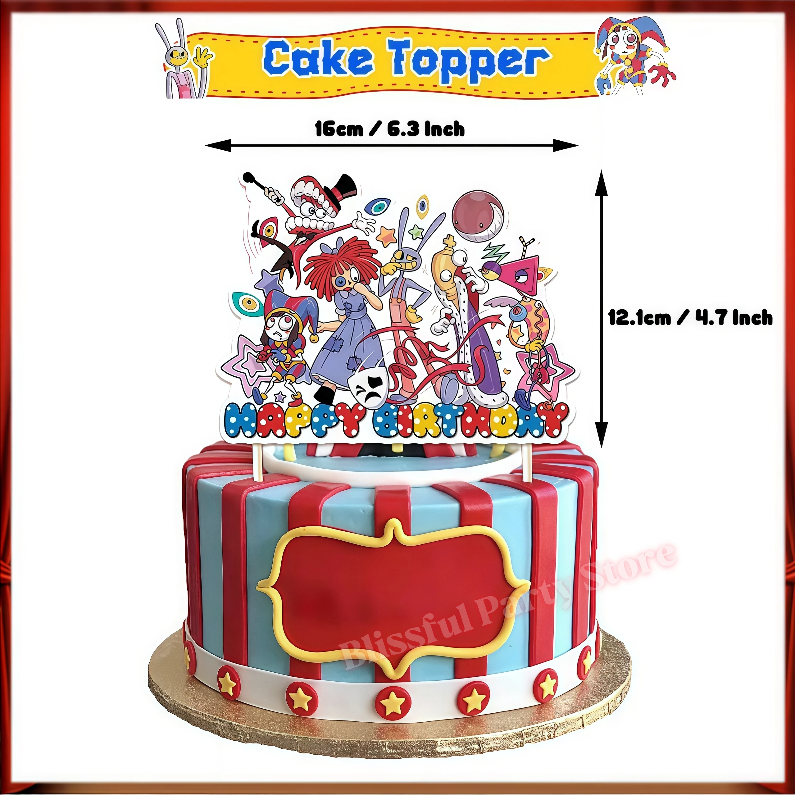 1pc cake topper