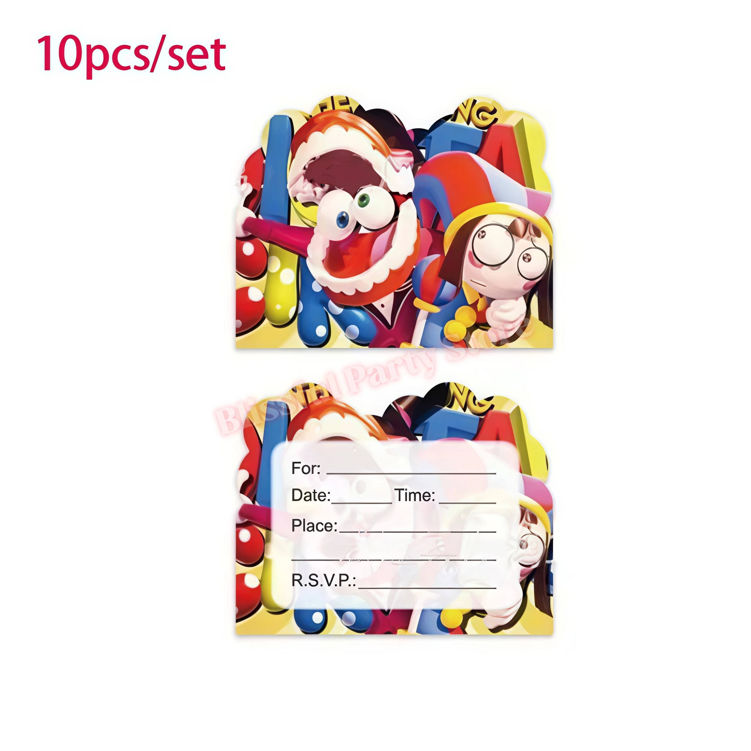 10pcs card