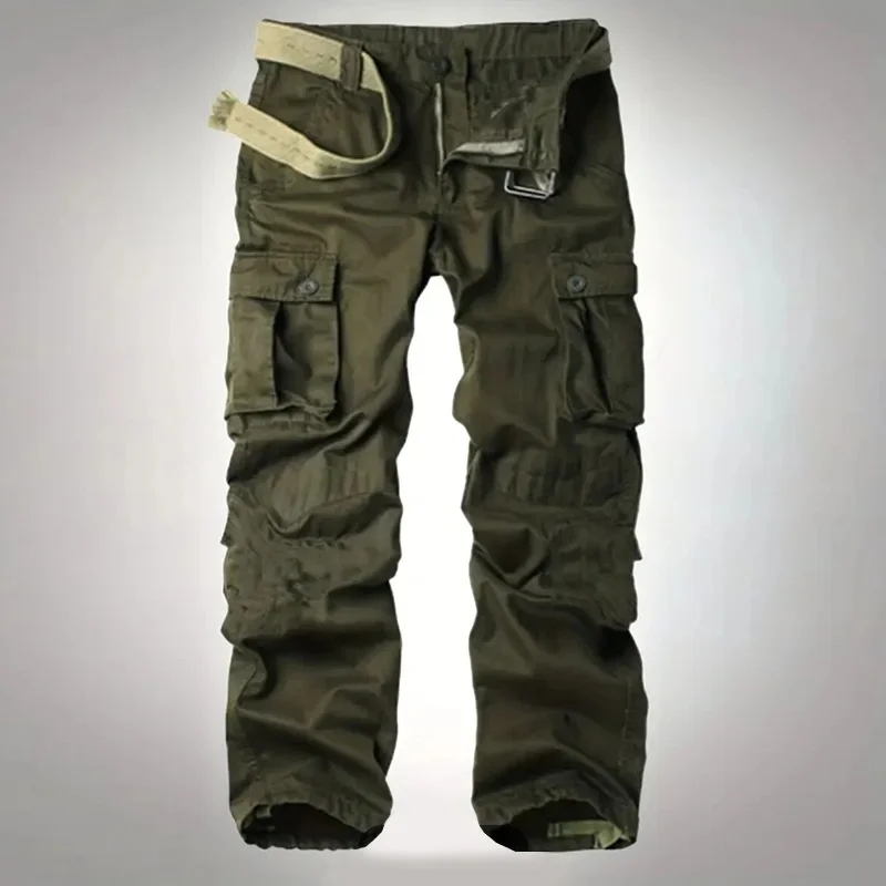 Six-pocket military green