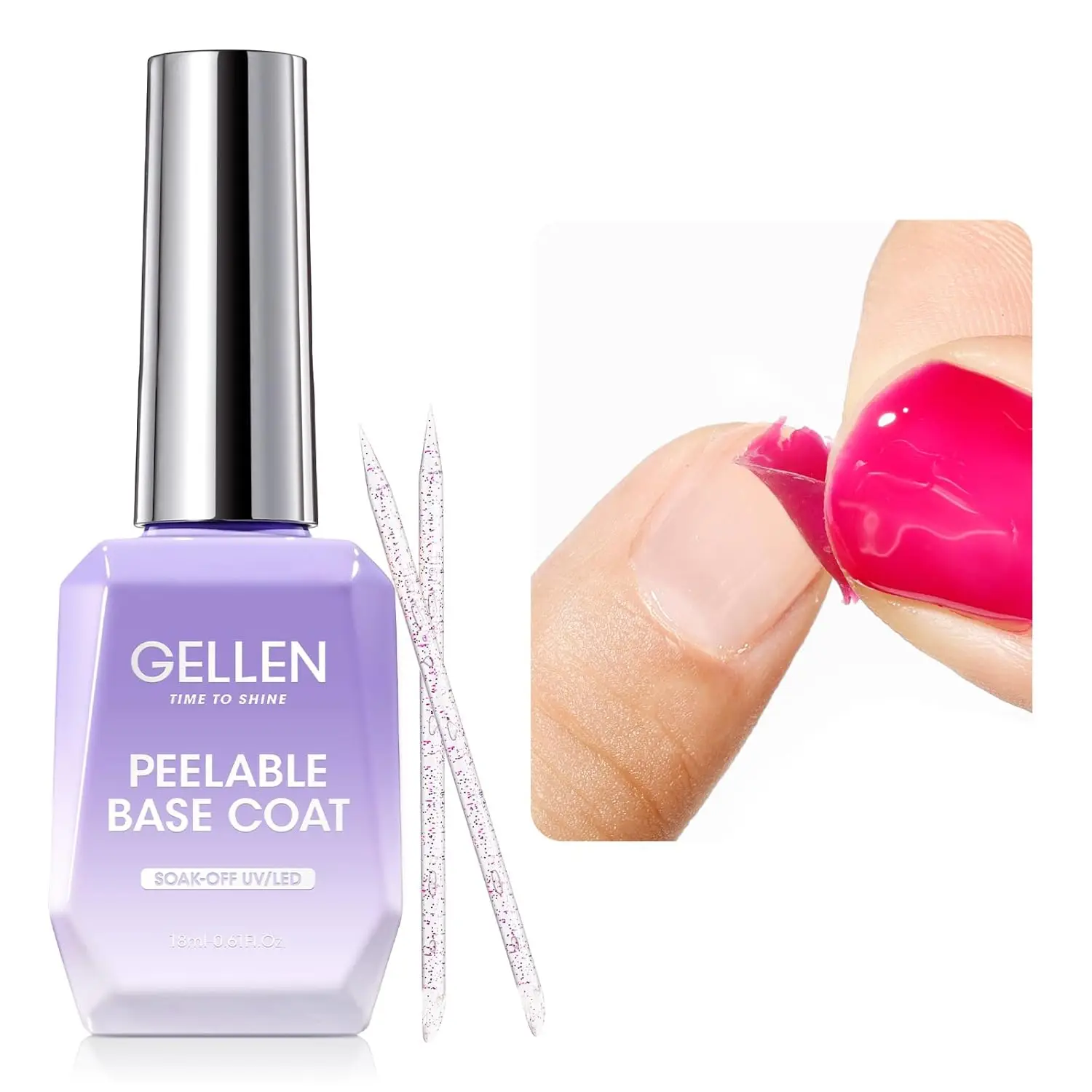 Peelable base coat