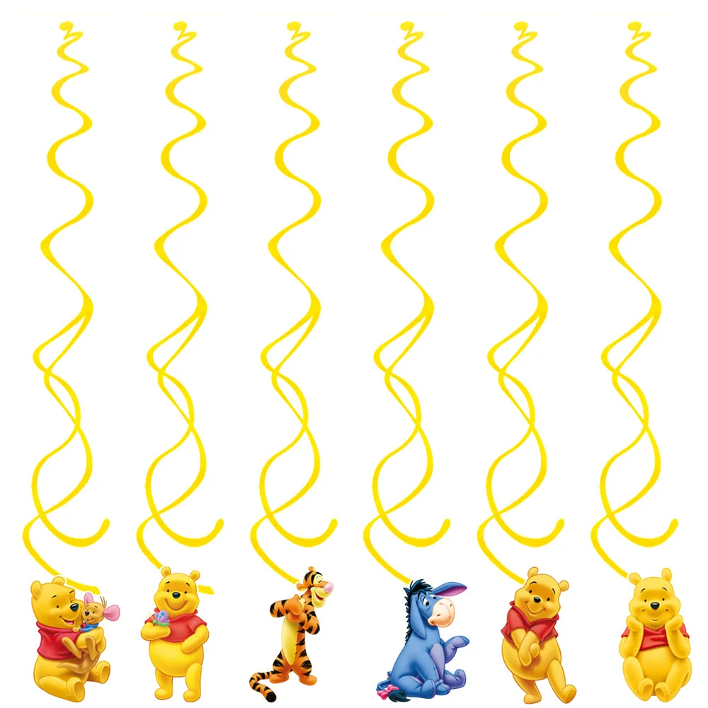 6pcs Spiral ornament