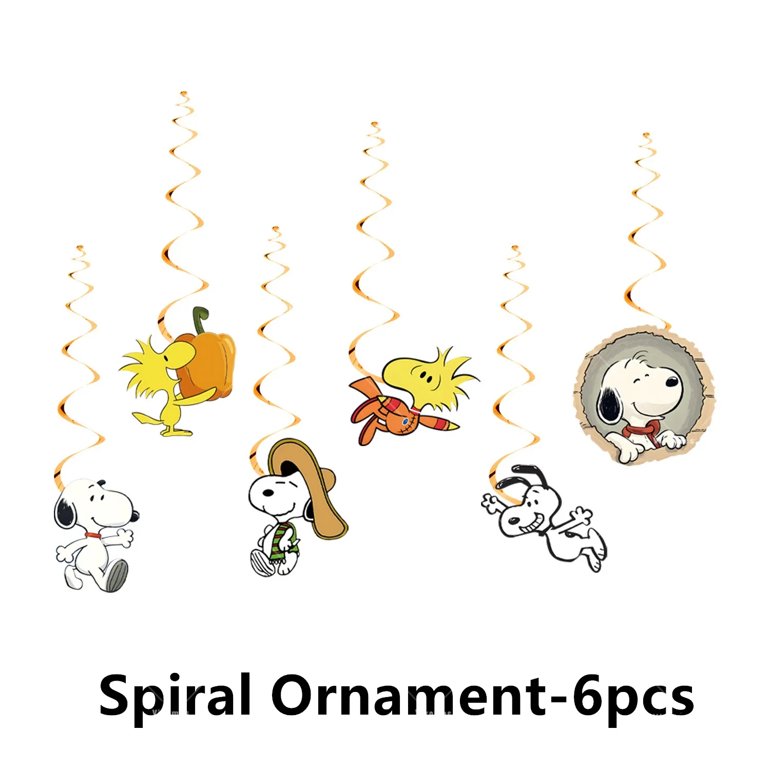 Spiral Ornament-6pcs