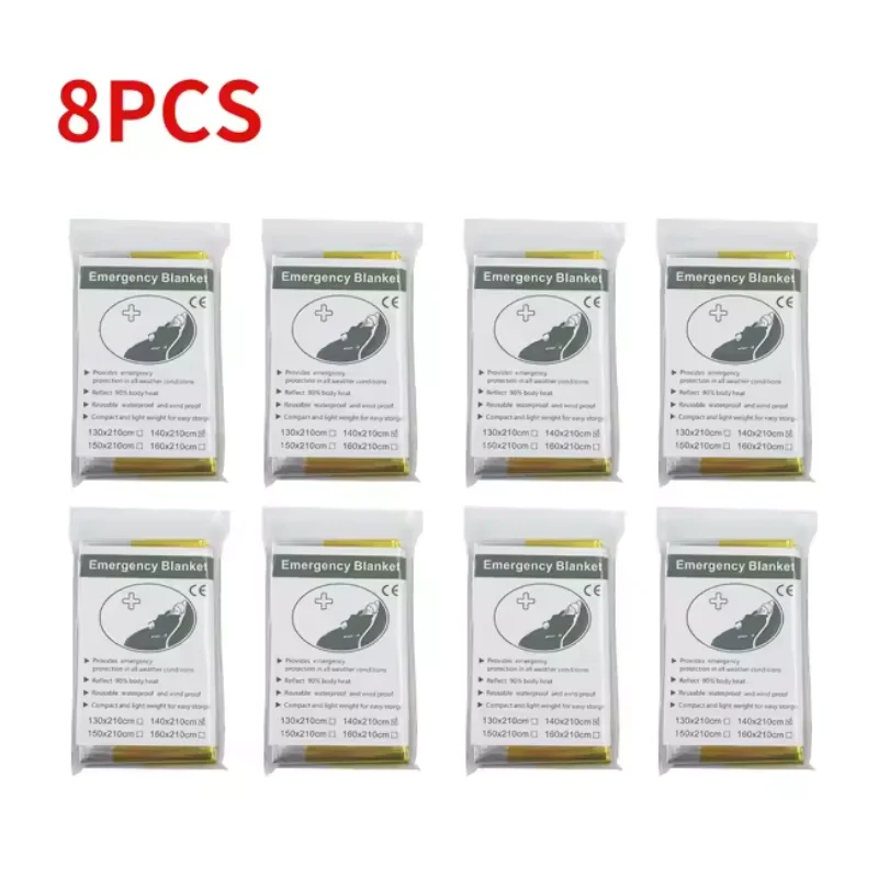 8 pcs Gold