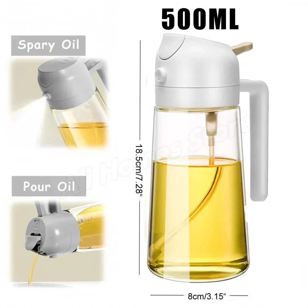 500ML White Plastic