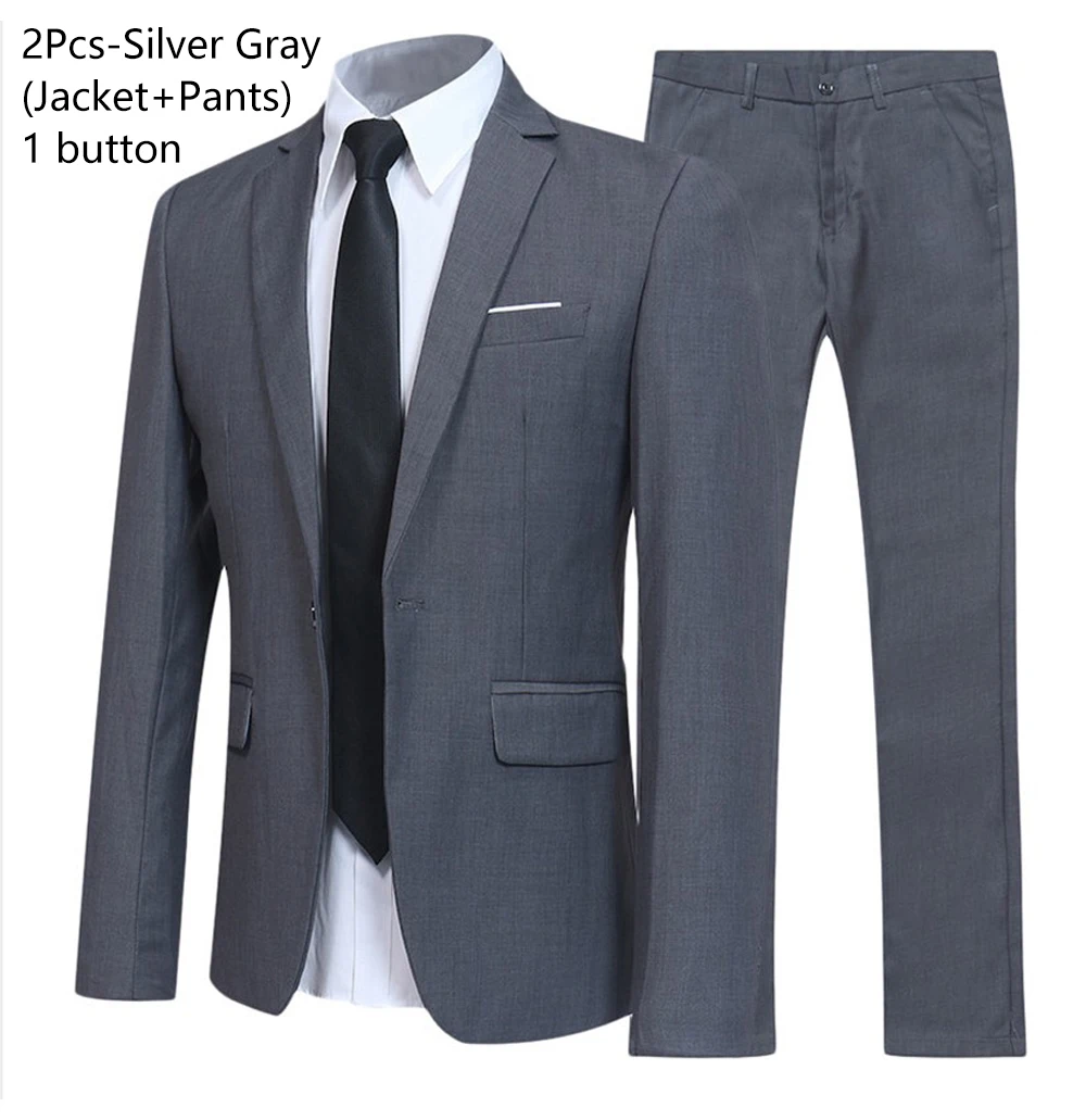 Grey 2-piece suit