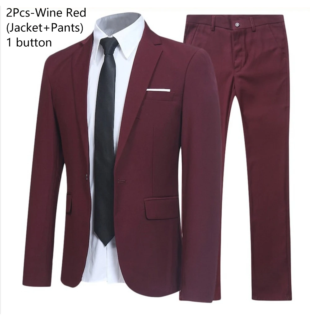 Claret 2- piece suit