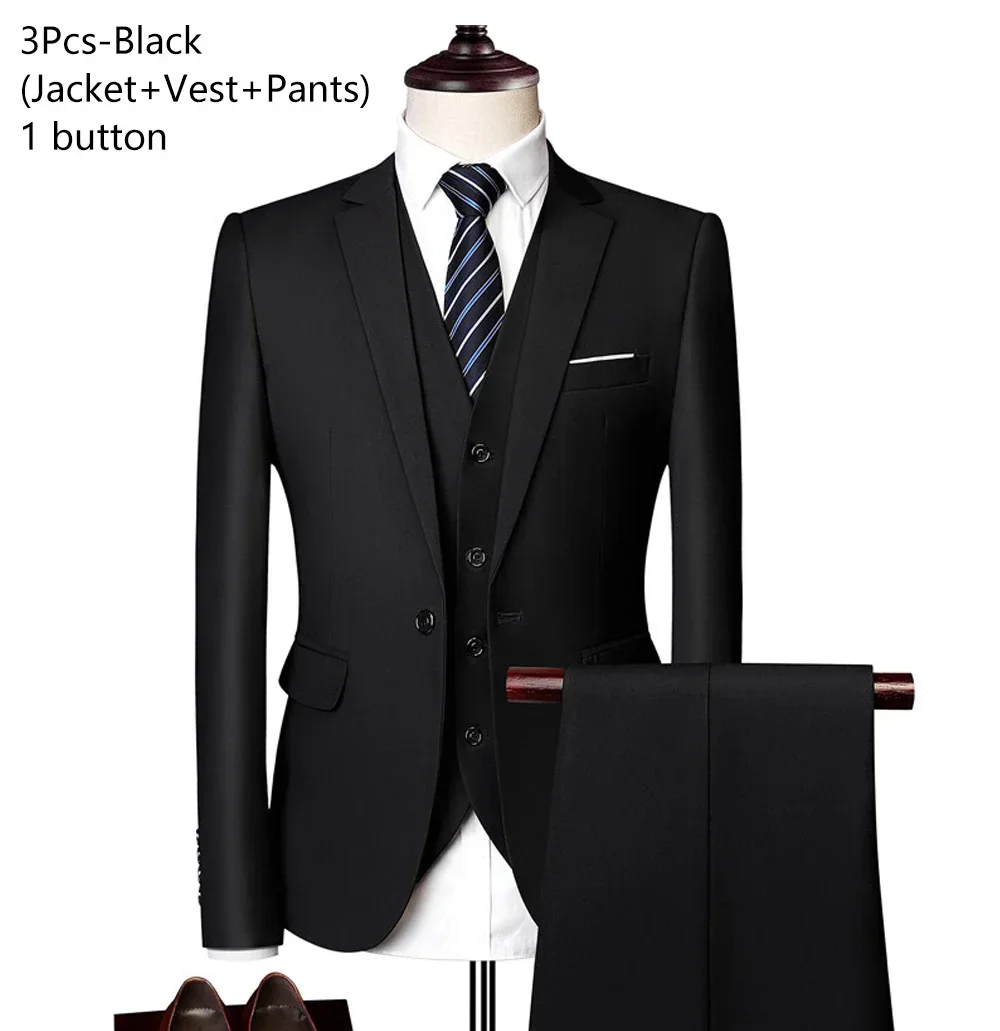 1 button Black