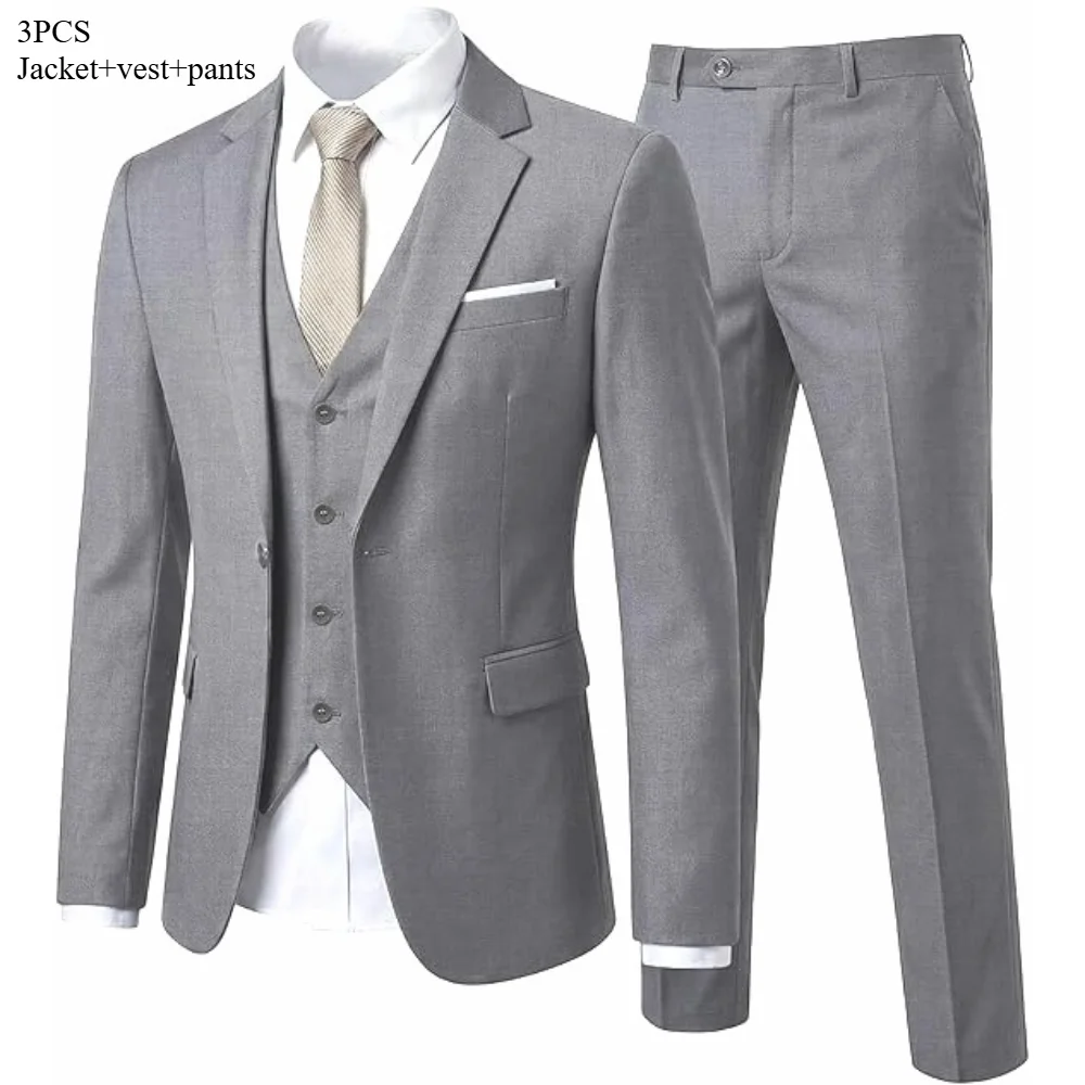 Grey 3-piece suit