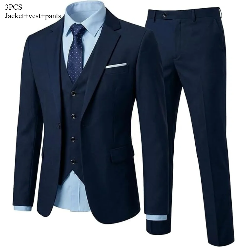 Navy 3-piece suit